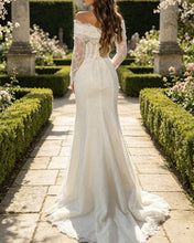 Load image into Gallery viewer, Adore | Mermaid Lace Sleeves Wedding Dress