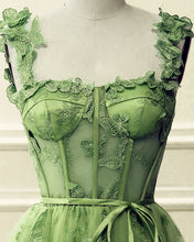 Load image into Gallery viewer, Short Butterfly Lace Corset Homecoming Dress