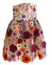 Load image into Gallery viewer, Straples Mini Floral Embroidery Dress