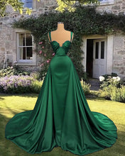 Load image into Gallery viewer, Green Mermaid Prom Dress 2024
