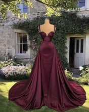 Load image into Gallery viewer, Burgundy Mermaid Prom Dress 2024
