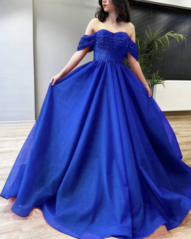 Long Sparkly Beaded Top Off The Shoulder Dress Long Sparkly Beaded Top Off The Shoulder Dress