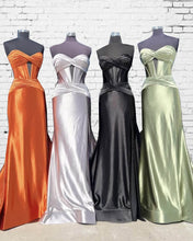 Load image into Gallery viewer, Mermaid Satin Prom Dress 2024