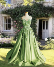 Load image into Gallery viewer, Sage Green Prom Dress 2025