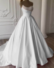 Load image into Gallery viewer, Silver Prom Dress 2024