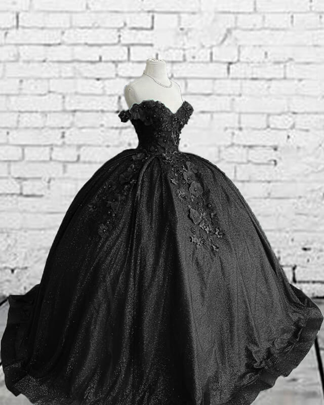 slim fit dress slacks Dusty Blue Lace Ball Gown Puffy Quinceanera Dress main image 1