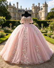 Load image into Gallery viewer, Blush Tulle Quinceanera Dress