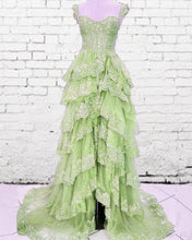 Load image into Gallery viewer, Light Green Prom Dresses 2024