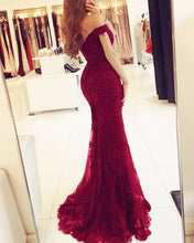 Load image into Gallery viewer, maroon-prom-dresses