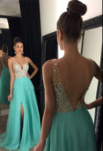 Load image into Gallery viewer, Mint Green Prom Dresses 2020