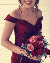 Load image into Gallery viewer, Lace Mermaid Prom Dress Off Shoulder