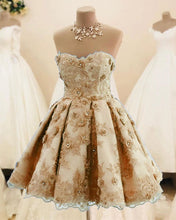 Load image into Gallery viewer, Champagne Homecoming Dresses