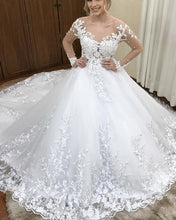 Load image into Gallery viewer, Long Sleeves Wedding Gowns