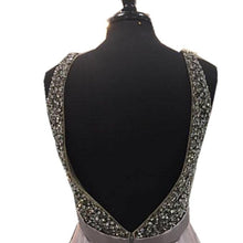 Load image into Gallery viewer, Gorgeous Beaded Long Satin V Neck Mermaid Evening Dresses