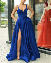 Load image into Gallery viewer, 5896 Evening Gown Long Royal Blue Formal Dress