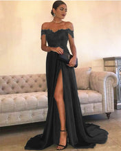 Load image into Gallery viewer, Black Prom Dresses 2021