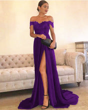 Load image into Gallery viewer, Purple Prom Dresses 2021
