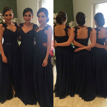 Load image into Gallery viewer, Black-Bridesmaid-Dresses

