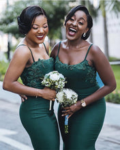 Load image into Gallery viewer, Mermaid Embroidery Bridesmaid Dresses