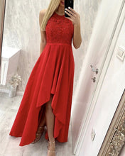 Load image into Gallery viewer, Red Prom Dresses Asymmetric
