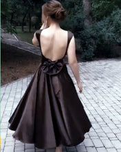 Load image into Gallery viewer, Bow Back Bridesmaid Dresse