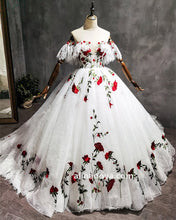 Load image into Gallery viewer, Ball Gown Wedding Lace Dresses