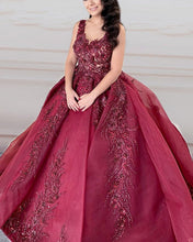 Load image into Gallery viewer, Burgundy Wedding Ball Gown Dresses