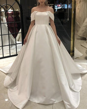 Load image into Gallery viewer, Princess Satin Wedding Dress
