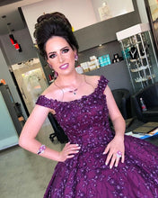 Load image into Gallery viewer, Grape Quinceanera Dresses