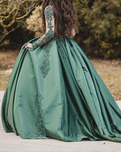 Load image into Gallery viewer, Green Wedding Dresses With Sleeves