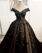Load image into Gallery viewer, Black Quinceanera Dresses
