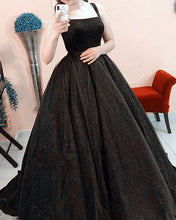 Load image into Gallery viewer, Ball Gown Sequin Dresses Prom Spaghetti Straps