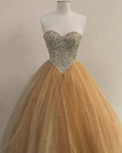 Load image into Gallery viewer, Champagne Ball Gown Quinceanera Dresses