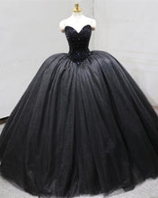 Load image into Gallery viewer, Black Wedding Dress