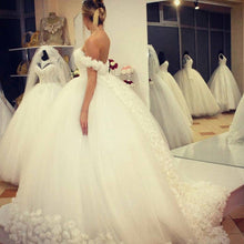 Load image into Gallery viewer, Bling Bling Sequins Beaded Sweetheart Ball Gowns Wedding Dresses