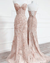 Load image into Gallery viewer, Blush Pink Prom Dresses 2022