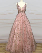 Load image into Gallery viewer, celestial prom dress