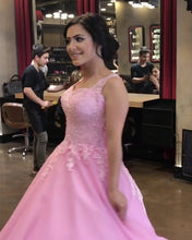 Load image into Gallery viewer, Blush Pink Wedding Dresses Tulle Ball Gown With Bow