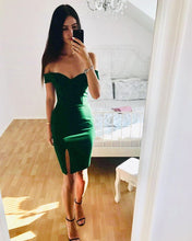 Load image into Gallery viewer, Green Bodycon Homecoming Dresses 2019