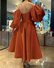 Load image into Gallery viewer, Burnt Orange Party Dress