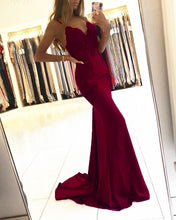 Load image into Gallery viewer, Burgundy Mermaid Dresses