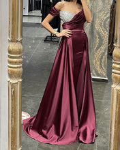 Load image into Gallery viewer, Mermaid Off The Shoulder Dress With Beads