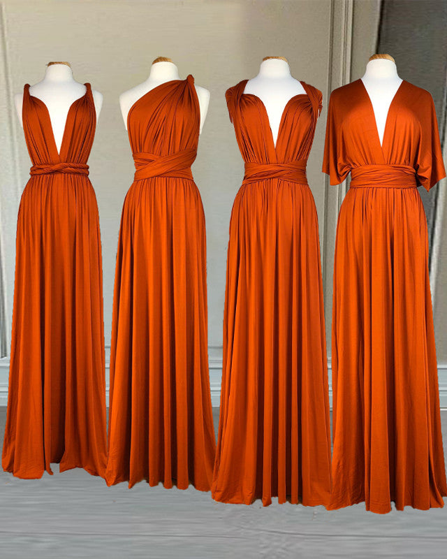 Burnt Orange Bridesmaid Dresses Multiway Burnt Orange Bridesmaid Dresses Multiway