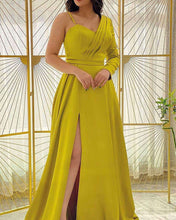 Load image into Gallery viewer, Chartreuse Yellow Prom Dresses