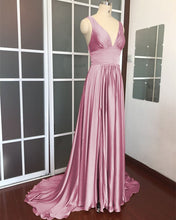 Load image into Gallery viewer, Mauve Pink Bridesmaid Dress