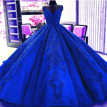 Load image into Gallery viewer, Couture Wedding Dresses Ball Gowns Lace Embroidery-alinanova