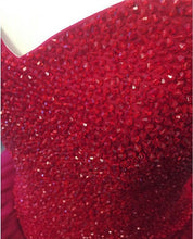 Load image into Gallery viewer, Crystal Beaded Sweetheart Ball Gowns Wedding Dresses