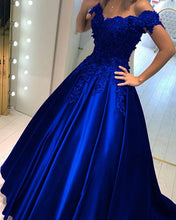 Load image into Gallery viewer, Royal Blue Ball Gown