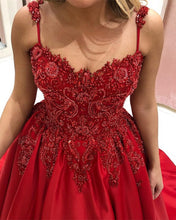 Load image into Gallery viewer, Elegant Beaded Lace Prom Ball Gown Sweetheart Dresses