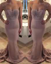 Load image into Gallery viewer, Mauve Pink Bridesmaids Dresses Mermaid